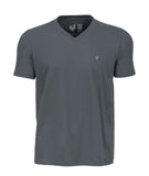 Basic Vneck T Graphite (Tone on Tone)