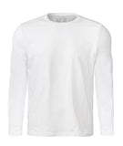 Basic LS Crew White (Tone on Tone)